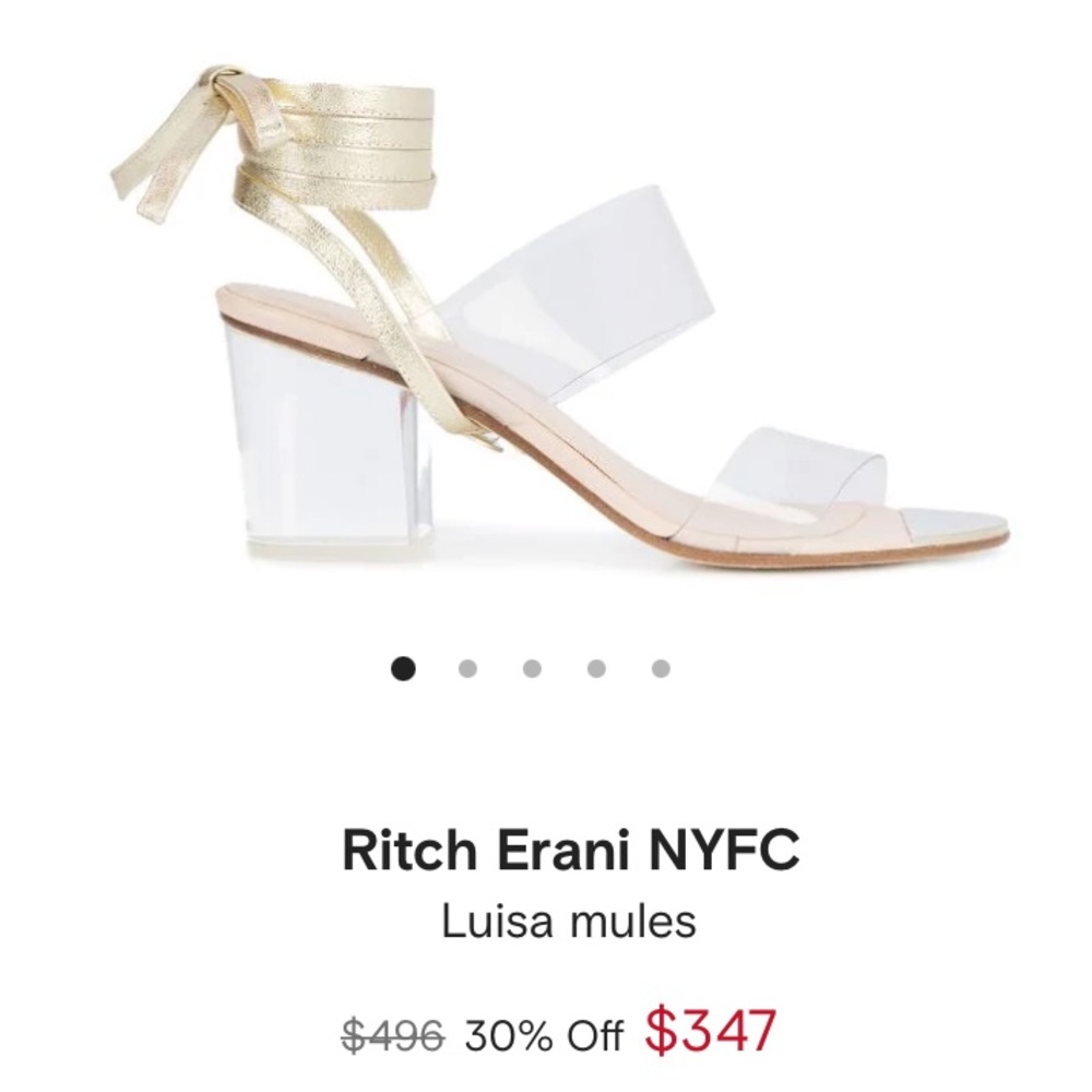 *Like NEW* Ritch Erani NYFC Luisa Mule heel
